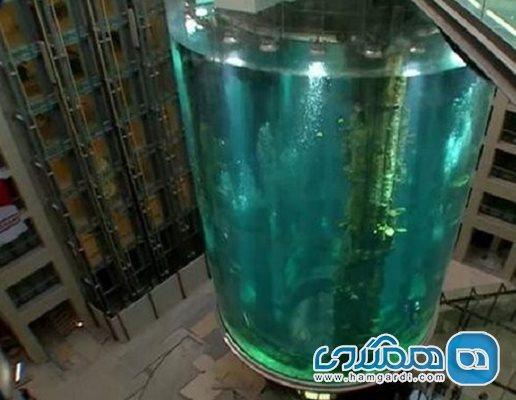 شکسته شدن آکواریوم یک هتل در آلمان فاجعه به بار آورد شکسته شدن آکواریوم یک هتل در آلمان فاجعه به بار آورد